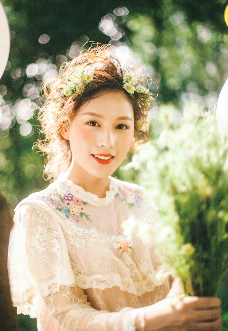 清新氧气美女日常街拍生活美照