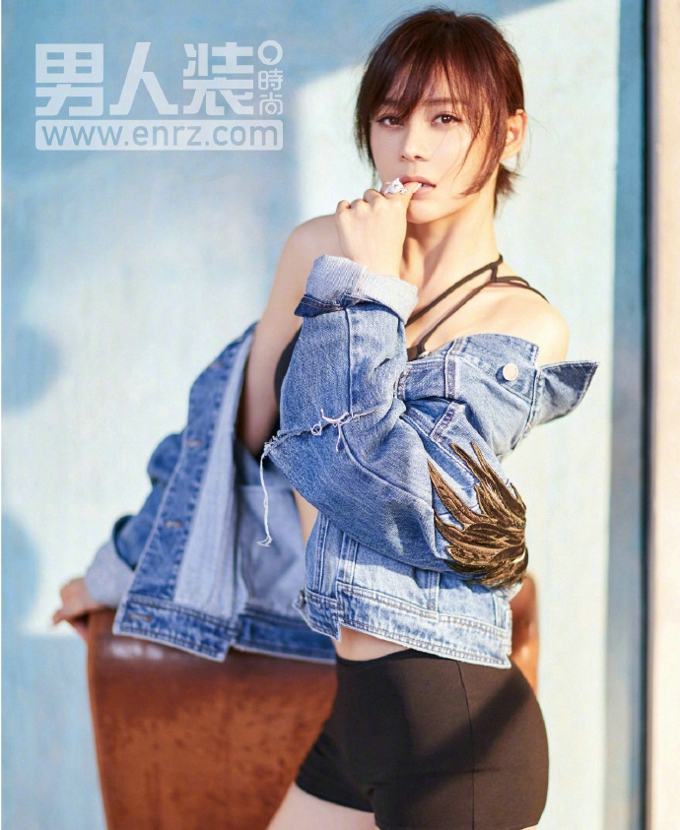 袁姗姗个人帅气图片欣赏