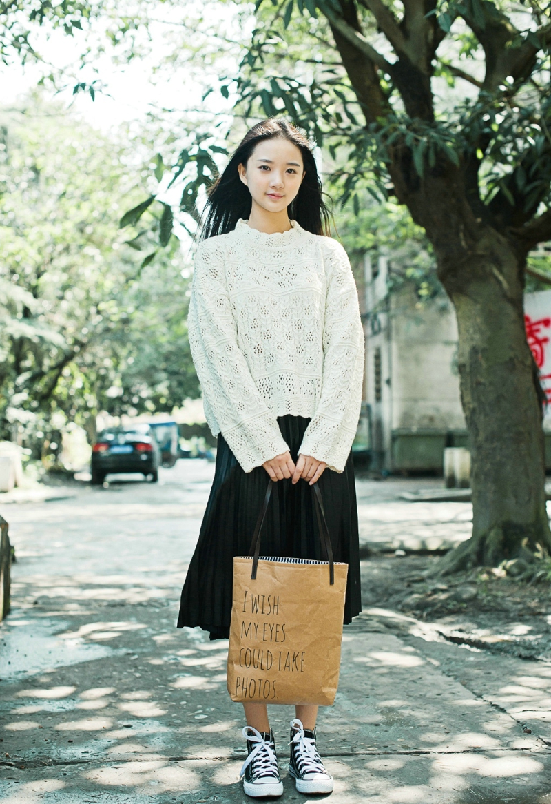 元气英伦风少女高挑森系复古写真