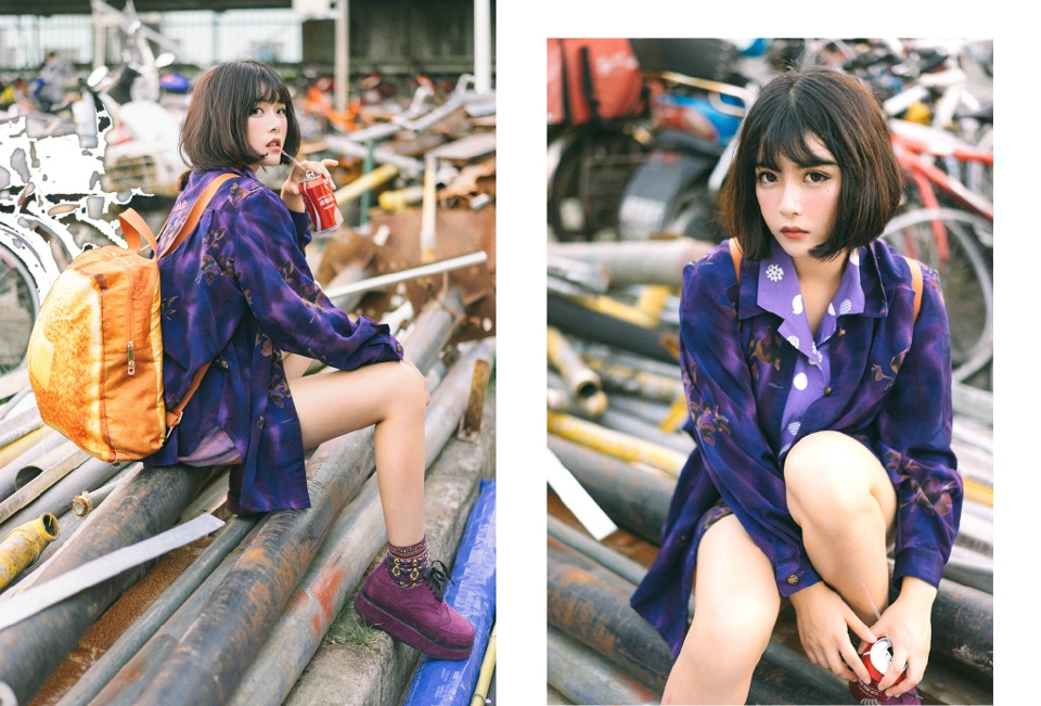 高颜值私房睡衣女神花朵般娇美可人