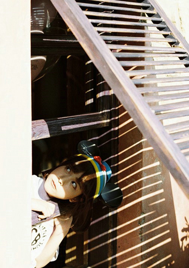 可爱呆萌漂亮女生游园写真