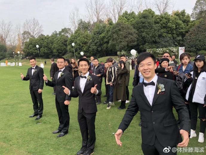 中国奥运五冠王邹凯大婚现场图