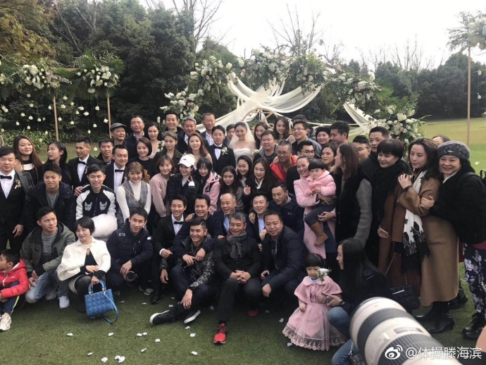 中国奥运五冠王邹凯大婚现场图